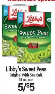 Angelo Caputo's Fresh Market Libby's Sweet Peas offer