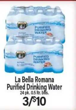 Angelo Caputo's Fresh Market La Bella Romana Purified Drinking Water offer
