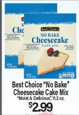 Angelo Caputo's Fresh Market Best Choice No Bake Cheesecake Cake Mix offer