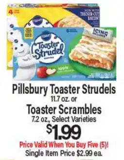 Angelo Caputo's Fresh Market Pillsbury Toaster Strudels 11.7 oz. or Toaster Scrambles 7.2 oz offer