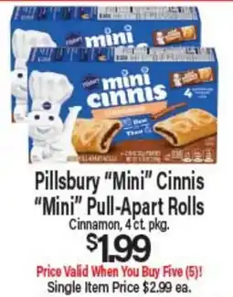 Angelo Caputo's Fresh Market Pillsbury Mini Cinnis Mini Pull-Apart Rolls offer