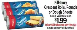 Angelo Caputo's Fresh Market Pillsbury Crescent Rolls, Rounds or Dough Sheets offer