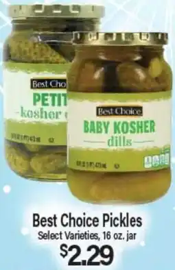 Angelo Caputo's Fresh Market Best Choice Pickles offer