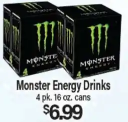 Angelo Caputo's Fresh Market Monster Energy Drinks offer