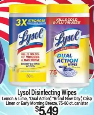 Angelo Caputo's Fresh Market Lysol Disinfecting Wipes offer