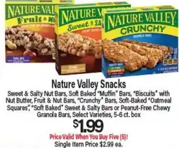 Angelo Caputo's Fresh Market Nature Valley Snacks offer