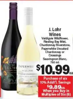 Angelo Caputo's Fresh Market J. Lohr Wines offer