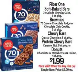 Angelo Caputo's Fresh Market Fiber One Soft-Baked Bars offer