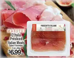 Angelo Caputo's Fresh Market MAESTRI D'Italia Presliced Italian Meats offer