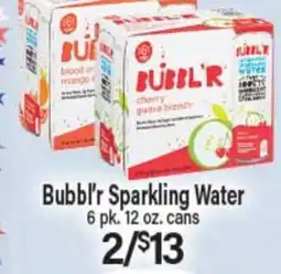 Angelo Caputo's Fresh Market Bubbl'r Sparkling Water offer