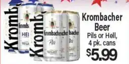 Angelo Caputo's Fresh Market Krombacher Beer offer