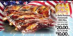 Angelo Caputo's Fresh Market La Bella Romana Homemade BBQ Ribs offer