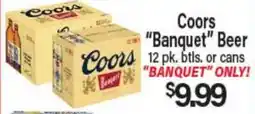 Angelo Caputo's Fresh Market Coors Banquet Beer offer