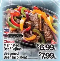 Angelo Caputo's Fresh Market Choice Marinated Beef Fajitas Seasoned Beef Taco Meat offer