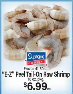 Angelo Caputo's Fresh Market E-Z Peel Tail-On Raw Shrimp offer