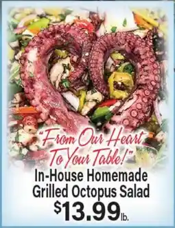 Angelo Caputo's Fresh Market In-House Homemade Grilled Octopus Salad offer
