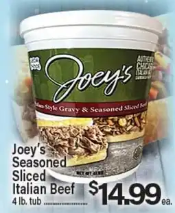 Angelo Caputo's Fresh Market Joey's Seasoned Sliced Italian Beef offer