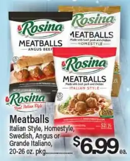 Angelo Caputo's Fresh Market Meatballs offer