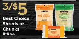 Rich's Fresh Market Best Choice Shreds or Chunks offer