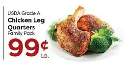 Rich's Fresh Market USDA Grade A Chicken Leg Quarters Family Pack offer