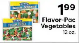 Rich's Fresh Market Flavor-Pac Vegetables offer