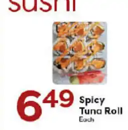 Rich's Fresh Market Spicy Tuna Roll offer