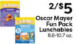 Rich's Fresh Market Oscar Mayer Fun Pack Lunchables offer