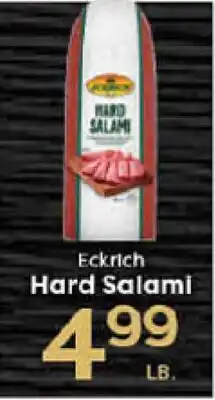 Rich's Fresh Market Eckrich Hard Salami offer