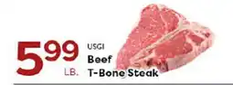 Rich's Fresh Market USGI Beef T-Bone Steak offer