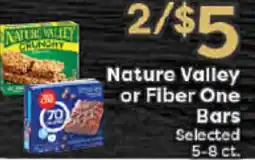 Rich's Fresh Market Nature Valley or Fiber One Bars offer