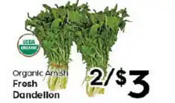 Rich's Fresh Market Organic Amish Fresh Dandelion offer