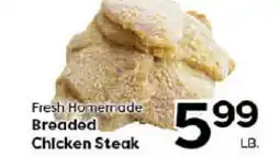Rich's Fresh Market Fresh Homemade Breaded Chicken Steak offer