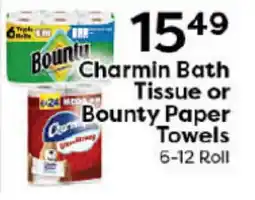 Rich's Fresh Market Charmin Bath Tissue or Bounty Paper Towels offer