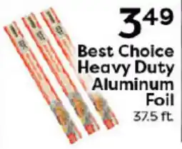 Rich's Fresh Market Best Choice Heavy Duty Aluminum Foil offer