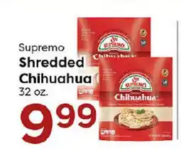 Rich's Fresh Market Supremo Shredded Chihuahua offer