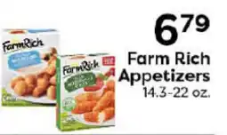 Rich's Fresh Market Farm Rich Appetizers offer