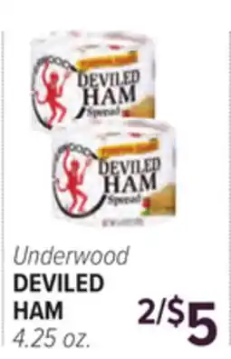 Cermak Fresh Market Underwood DEVILED HAM offer