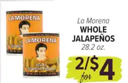 Cermak Fresh Market La Morena WHOLE JALAPEÑOS offer