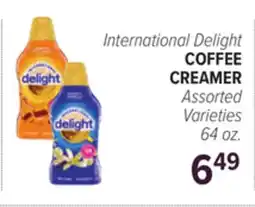 Cermak Fresh Market International Delight COFFEE CREAMER offer
