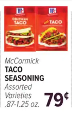 Cermak Fresh Market McCormick TACO SEASONING offer