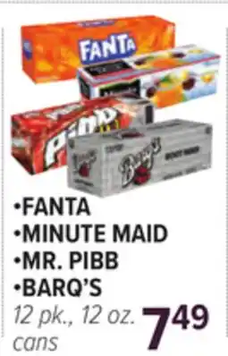 Cermak Fresh Market •FANTA •MINUTE MAID •MR. PIBB •BARQ'S offer