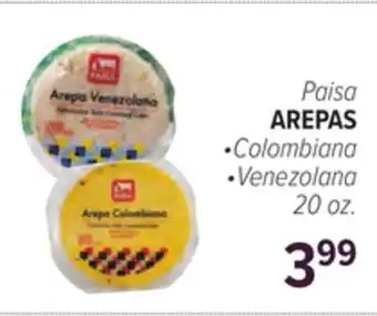 Cermak Fresh Market Paisa AREPAS offer