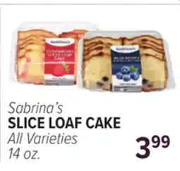 Cermak Fresh Market Sabrina's SLICE LOAF CAKE offer