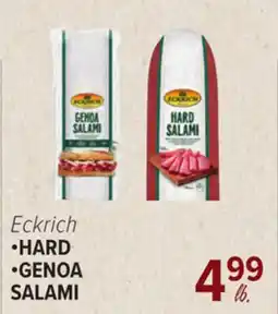 Cermak Fresh Market Eckrich • HARD • GENOA SALAMI offer