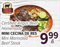 Cermak Fresh Market Certified Angus Beef Homemade Mini Marinated Beef Steak offer