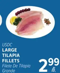 Cermak Fresh Market USDC LARGE TILAPIA FILLETS offer