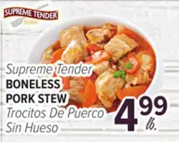 Cermak Fresh Market Supreme Tender BONELESS PORK STEW offer