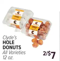 Cermak Fresh Market Clyde's HOLE DONUTS offer