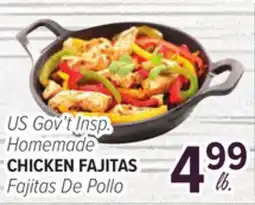 Cermak Fresh Market US Gov't Insp. Homemade CHICKEN FAJITAS offer