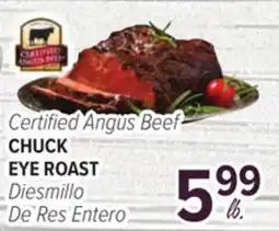 Cermak Fresh Market Certified Angus Beef CHUCK EYE ROAST offer